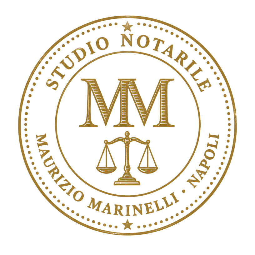 Sigillo dello Studio Notarile Maurizio Marinelli — Napoli